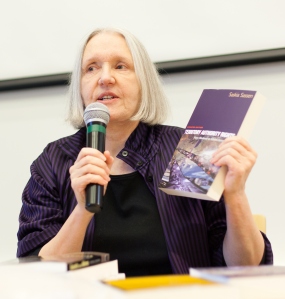 "Saskia Sassen 2012" by Strelka Institute for Media, Architecture and Design from Moscow, Russia - flickr: Questions & Answers with Saskia Sassen. Licensed under CC BY 2.0 via Commons - https://commons.wikimedia.org/wiki/File:Saskia_Sassen_2012.jpg#/media/File:Saskia_Sassen_2012.jpg